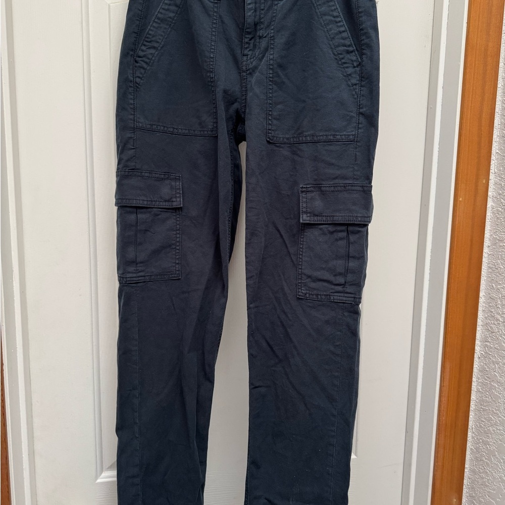 American Eagle Outfitters Dark Navy Cargo Pants-Jr Girls